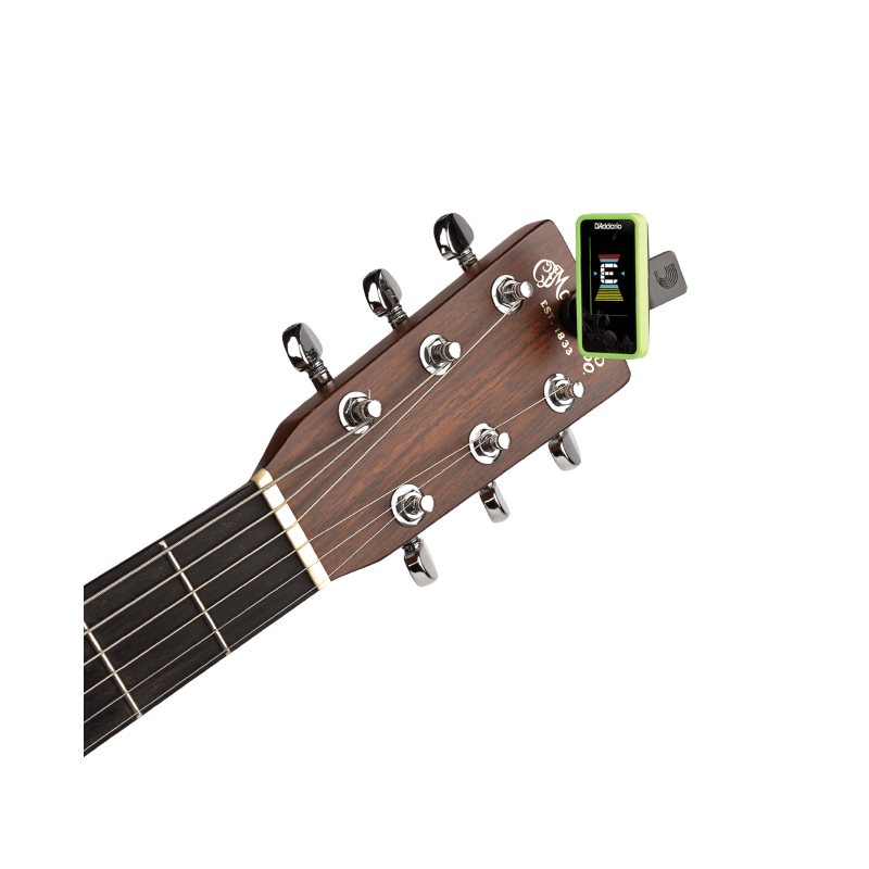 D'Addario Eclipse Headstock Tuner, Green - stroik gitarowy - 4