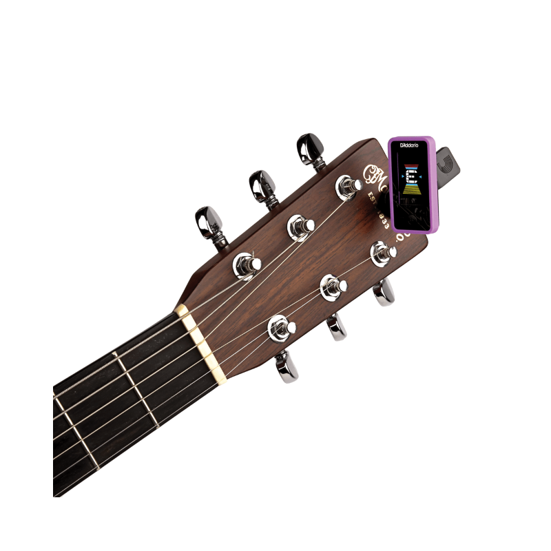 D'Addario Eclipse Headstock Tuner, Purple - stroik gitarowy - 3