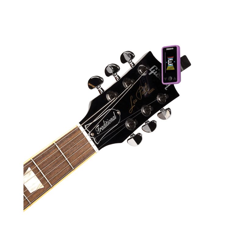 D'Addario Eclipse Headstock Tuner, Purple - stroik gitarowy - 4