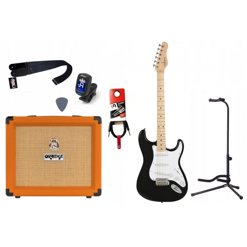 Gitara Elektryczna + Wzmacniacz 20W Tuner Zestaw 882 - 1