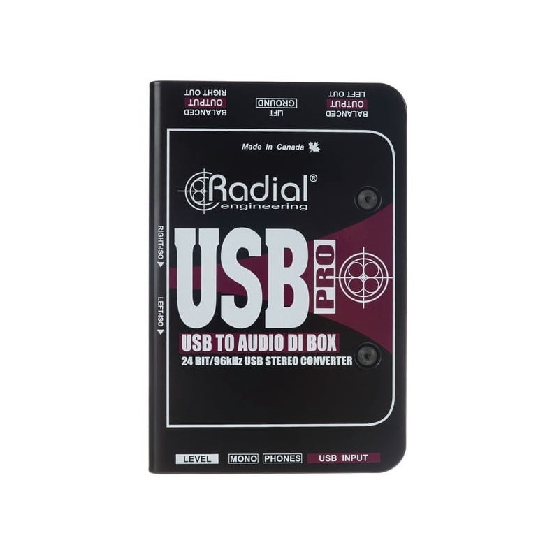 RADIAL PRO USB Pro - USB Stereo DI Box