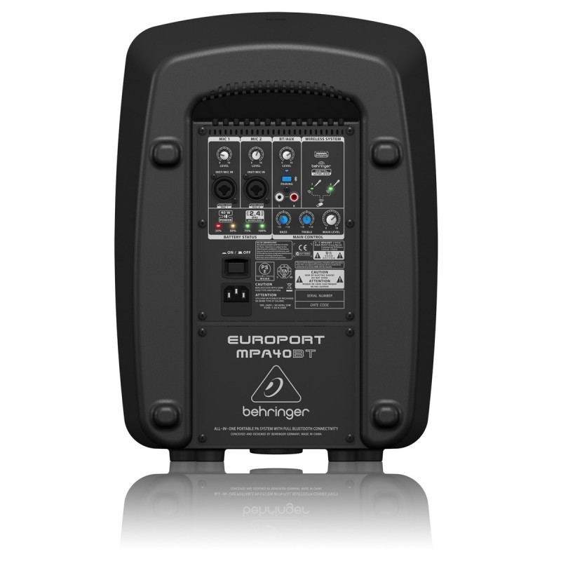 Behringer EUROPORT MPA40BT - zestaw nagłośnieniowy z Bluetooth - 4
