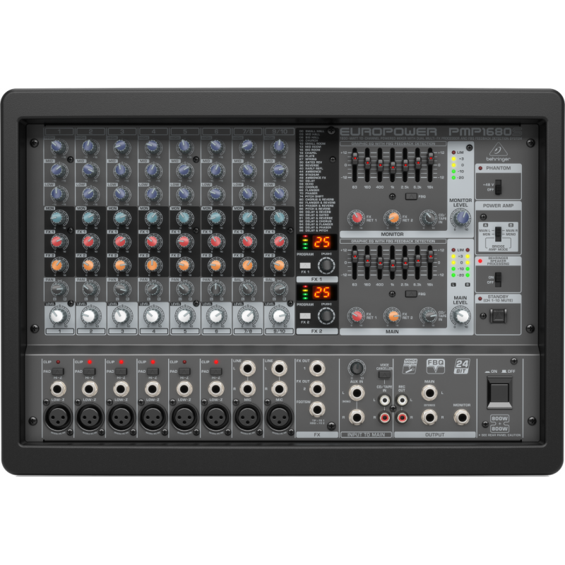 Behringer EUROPOWER PMP1680S - powermikser - 1