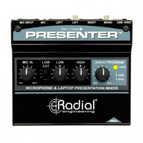Radial Pro Presenter - mikser audio, interfejs