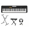 Keyboard Casio CT-S100 BK + Statyw + Ława + Słuchawki - 1