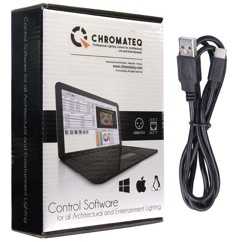 CHROMATEQ CLUB 1024 sterownik DMX + oprogramowanie - 6