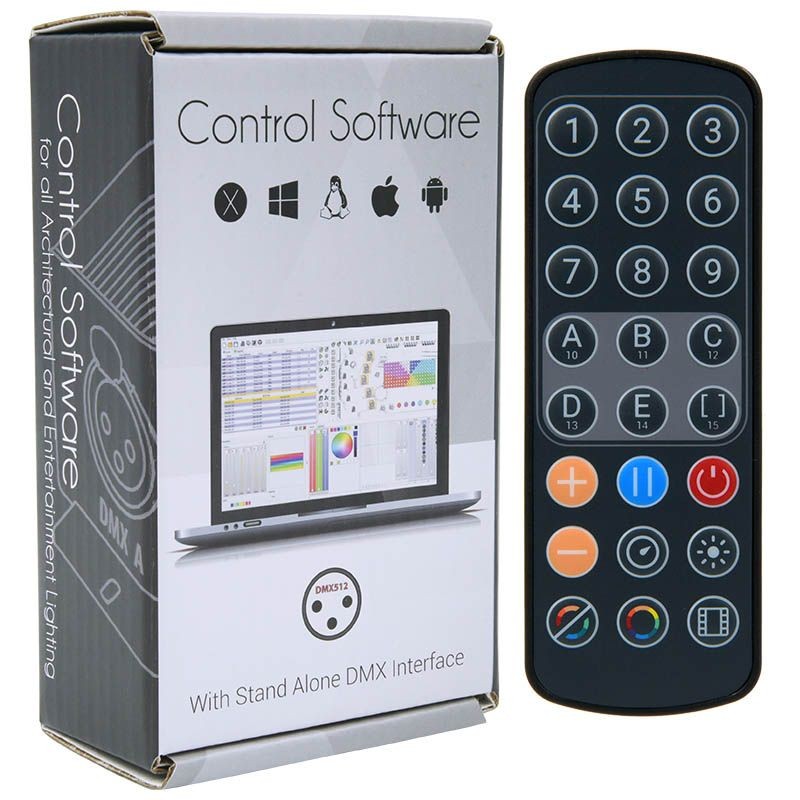 CHROMATEQ CLUB 512 sterownik DMX interfejs + pilot - 6