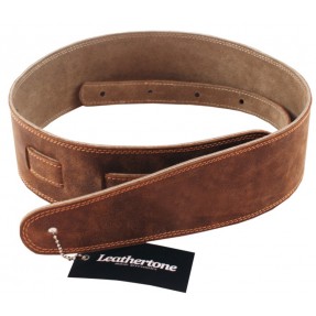 Leathertone Basic Velour BV-1-003O - Skórzany Pas gitarowy - 1
