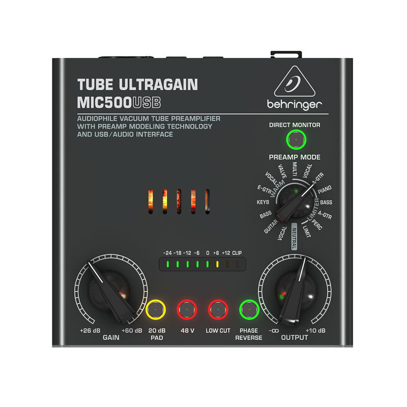 Behringer MIC 500 USB - przedwzmacniacz mikrofonowy - 5