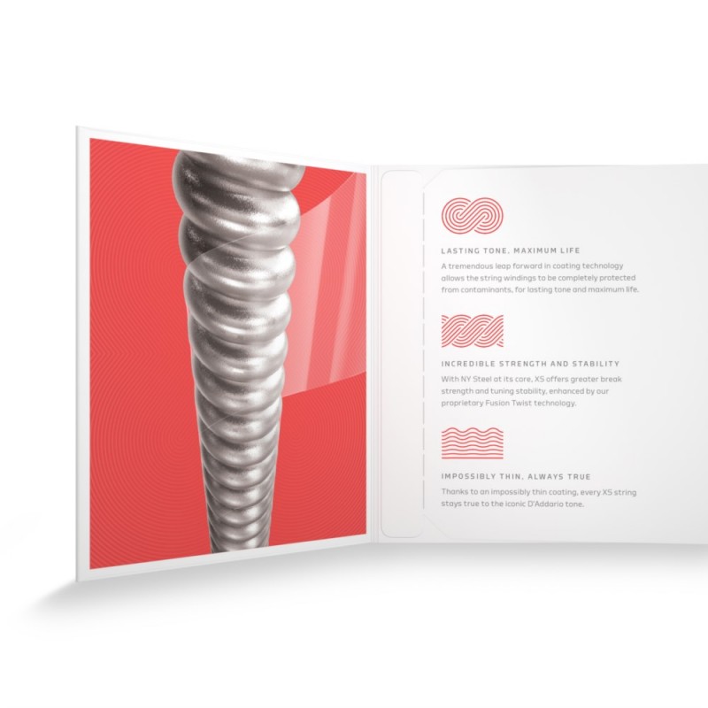 D'Addario XSE1052 - Struny do gitary elektrycznej (10-52) - 3
