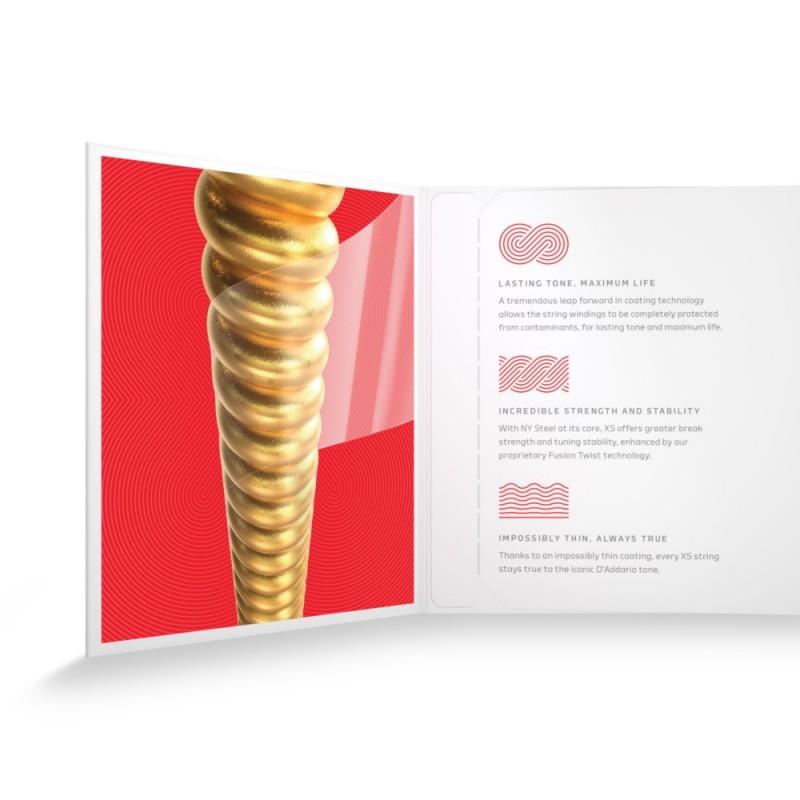 D'Addario XSABR1356 - Struny do gitary akustycznej (13-56) - 4