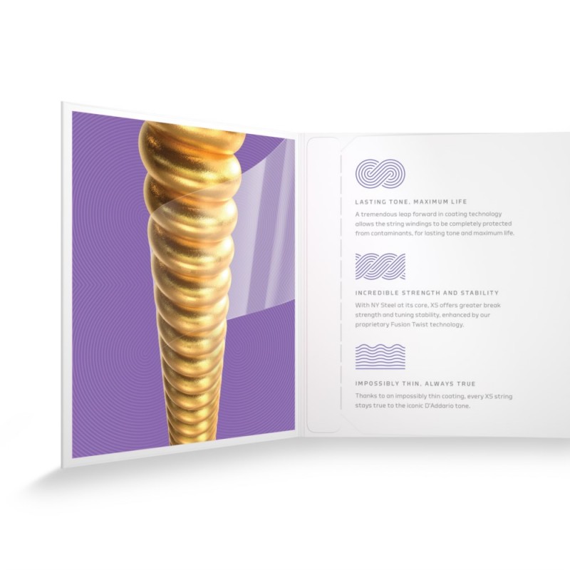 D'Addario XSABR1152 - Struny do gitary akustycznej (11-52) - 4
