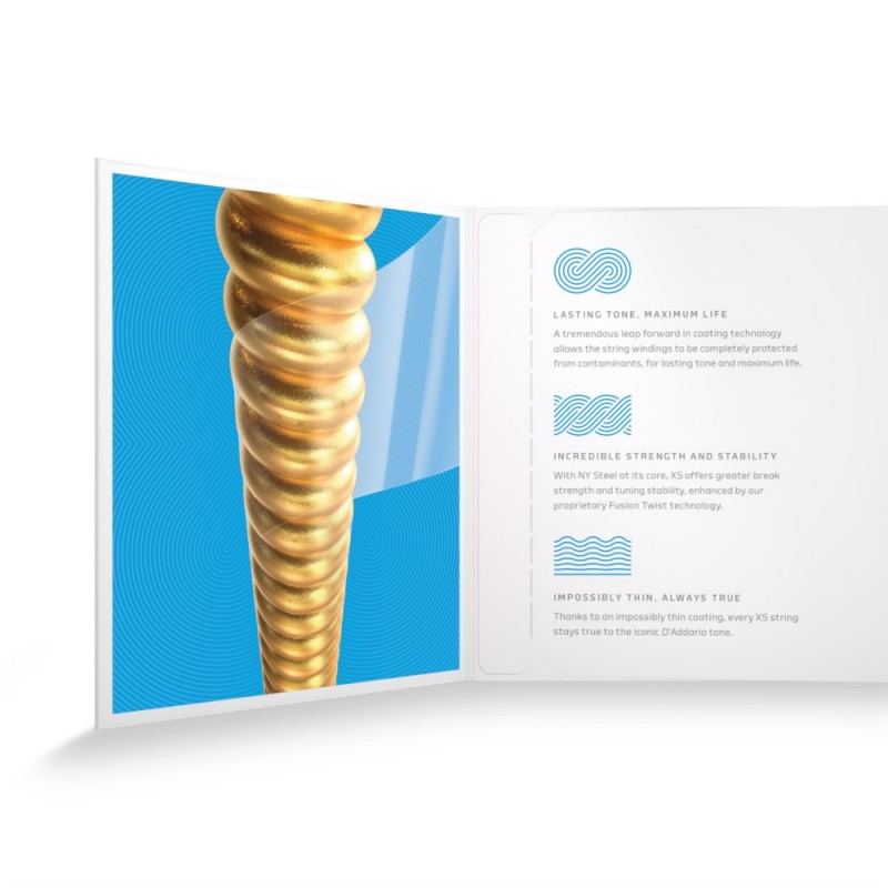 D'Addario XSABR1253 - Struny do gitary akustycznej (12-53) - 4