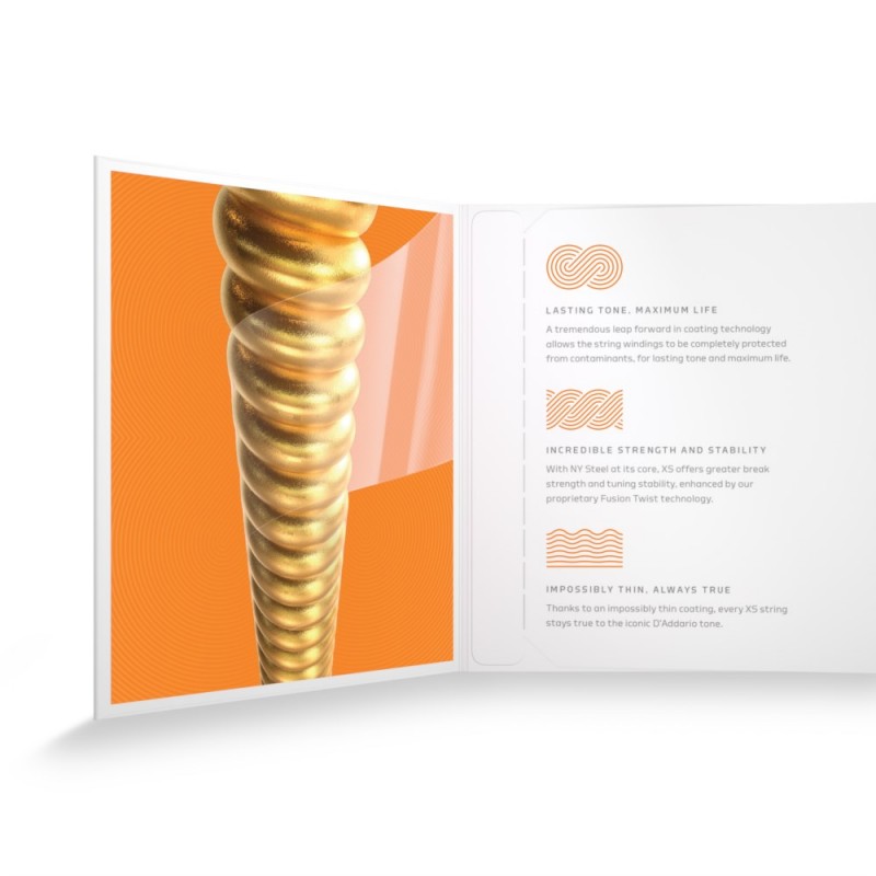 D'Addario XSABR1047 - Struny do gitary akustycznej (10-47) - 4