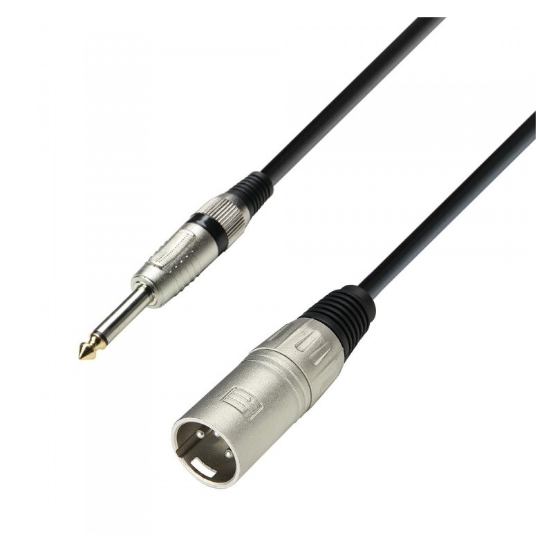 Adam Hall K3MMP1000 - kabel XLR M - Jack Mono 10m