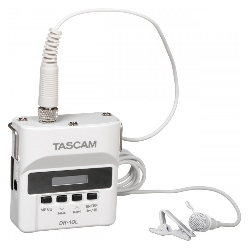 Tascam DR-10LW - rejestrator cyfrowy, biały