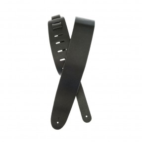 D'Addario 25BL00 - Klasyczny skórzany pasek do gitary (czarny) - 1 - Pasy, paski - D'Addario Basic Classic Leather Guitar Strap,
