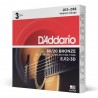 D'Addario EJ12-3D - Struny do gitary akustycznej (13-56, 3 kpl.) - 1