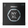 D'Addario NYXL1152-3P - Struny do gitary elektrycznej (11-52, 3 kpl.) - 2