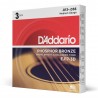 D'Addario EJ17-3D - Struny do gitary akustycznej (13-56, 3 kpl.) - 1