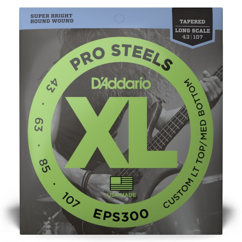 D'Addario EPS300 - Struny do gitary basowej (43-107) - 2