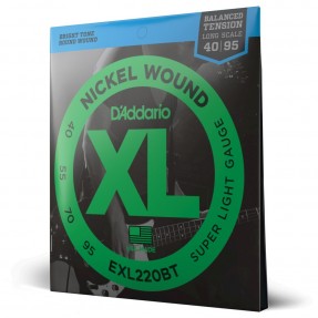 D'Addario EXL220BT - Struny do gitary basowej (40-95) - 1