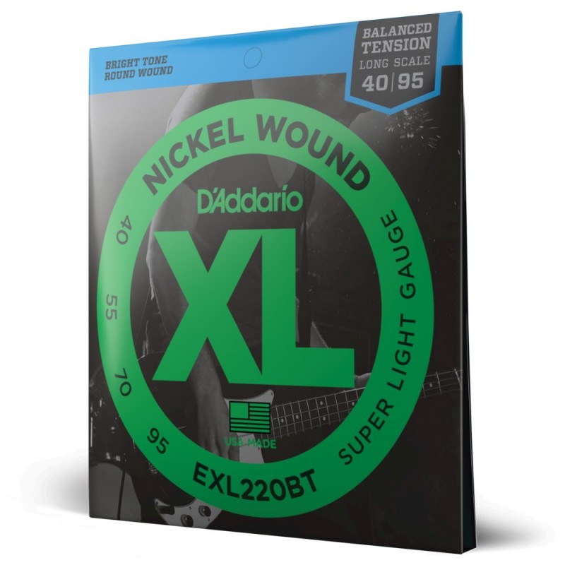 D'Addario EXL220BT - Struny do gitary basowej (40-95) - 1