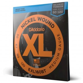 D'Addario EXL160BT - Struny do gitary basowej (50-120) - 1