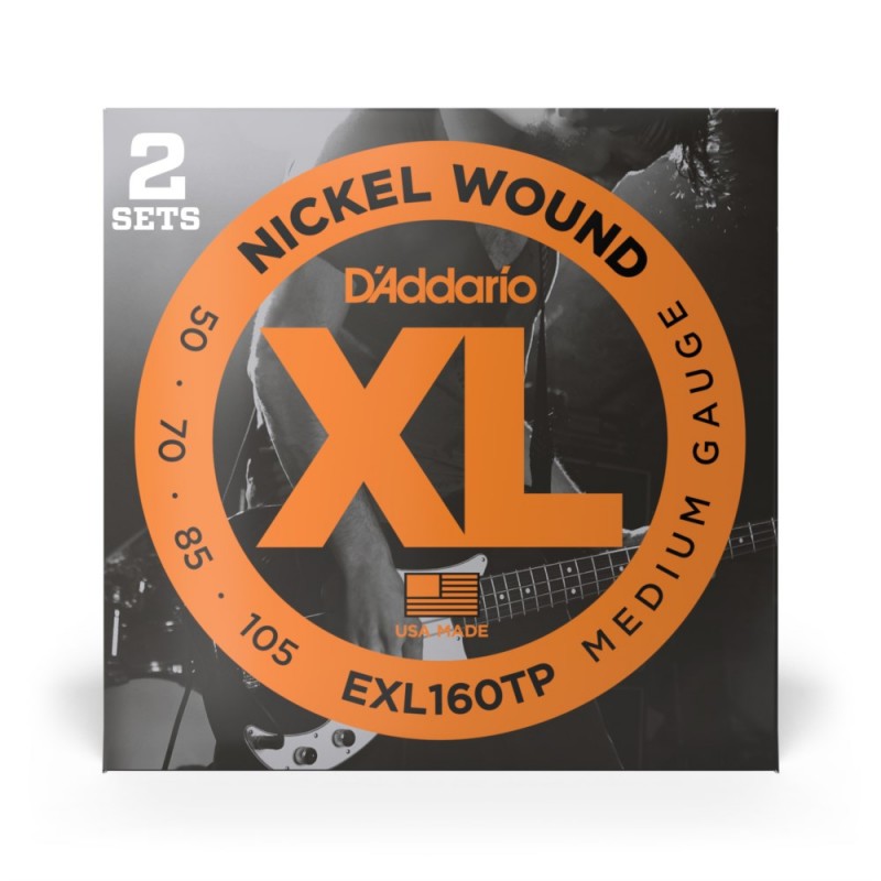 D'Addario EXL160TP - Struny do gitary basowej (50-105, 2 kpl.) - 2