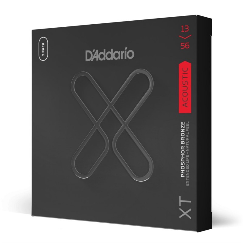 D'Addario XTAPB1356-3P - Struny do gitary akustycznej (13-56, 3 kpl.) - 1