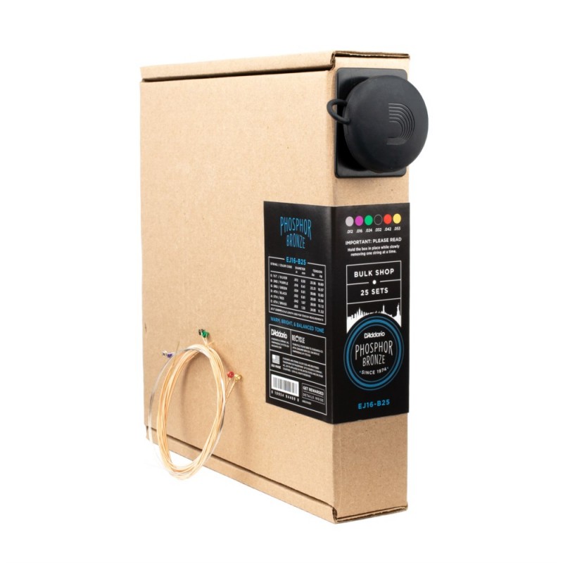 D'Addario EJ16-B25 - Struny do gitary akustycznej (12-53, 25 kpl.) - 1