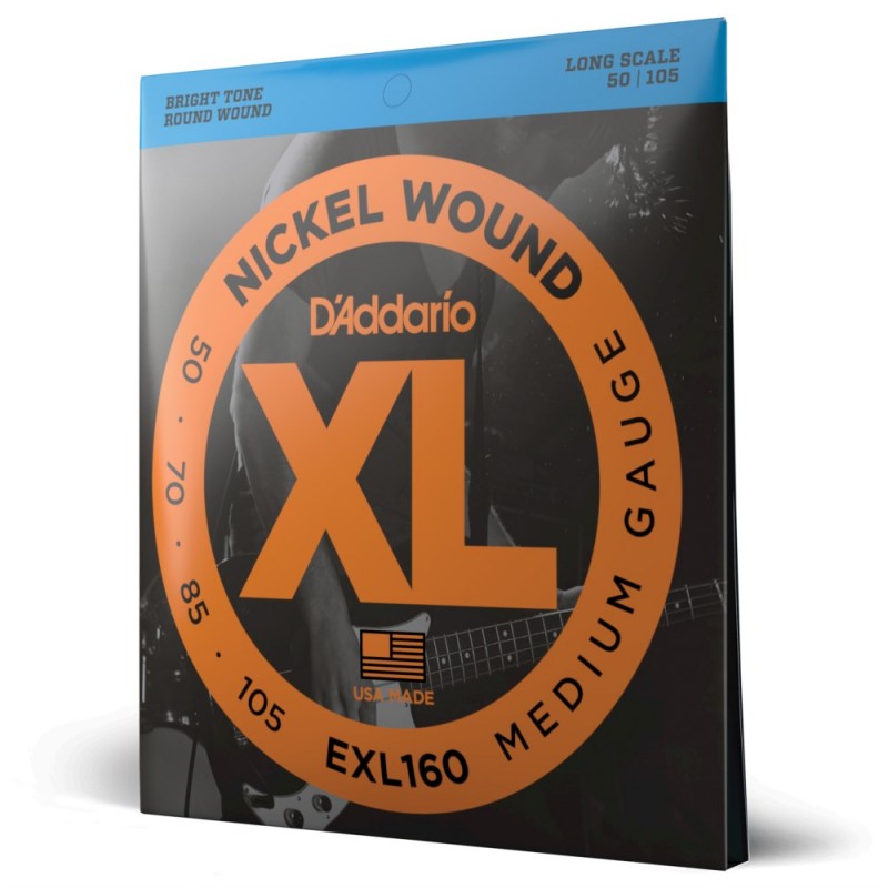 D'Addario EXL160 - Struny do gitary basowej (50-105) - 1