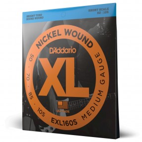 D'Addario EXL160S - Struny do gitary basowej (50-105) - 1
