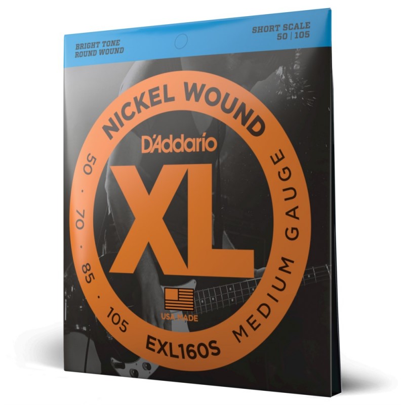 D'Addario EXL160S - Struny do gitary basowej (50-105) - 1