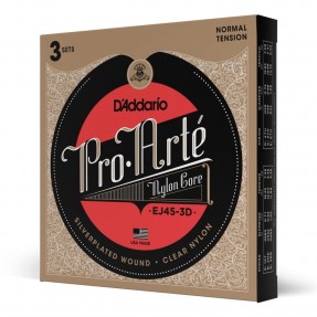 D'Addario EJ45-3D - Struny do gitary klasycznej (3 kpl.) - 1