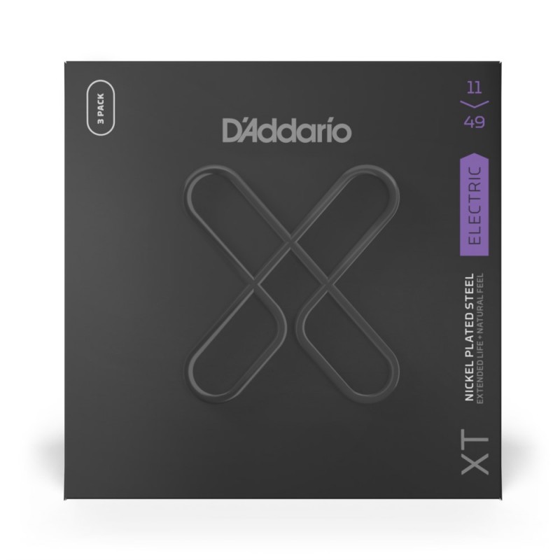 D'Addario XTE1149-3P XT - Struny do elektryka (11-49, 3 kpl.) - 2