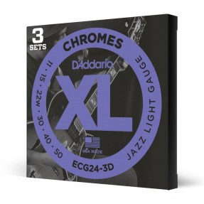 D'Addario ECG24-3D - Struny do gitary elektrycznej (11-50, 3 kpl.) - 1