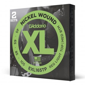 D'Addario EXL165TP - Struny do gitary basowej (45-105, 2 kpl.) - 1