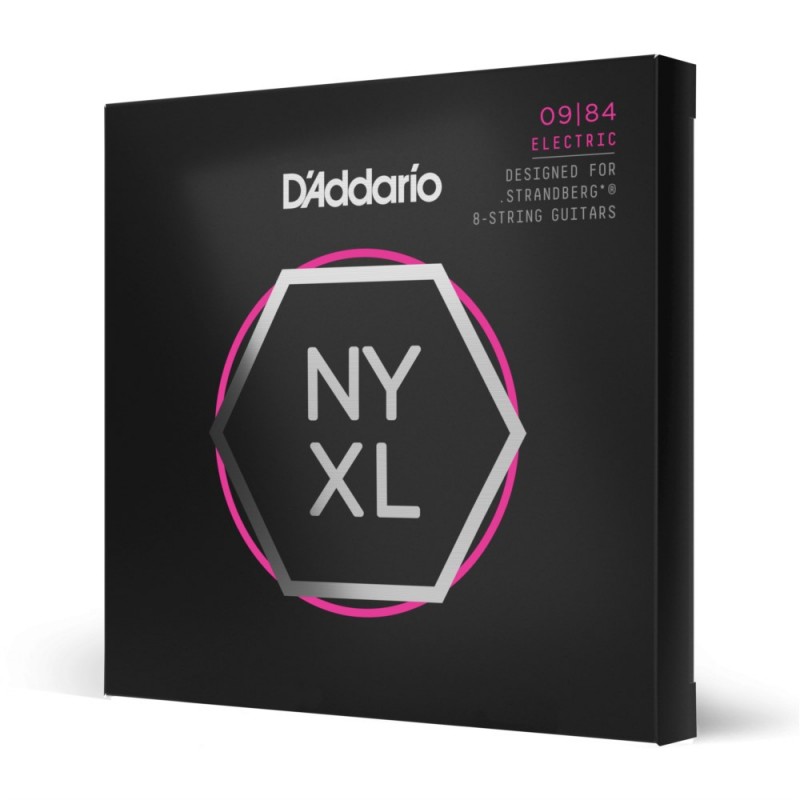 D'Addario NYXL0984SB - Struny do gitary elektrycznej 8-strunowe (09-84) - 1