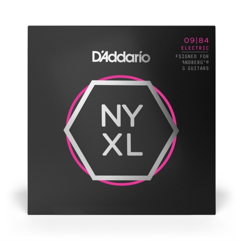 D'Addario NYXL0984SB - Struny do gitary elektrycznej 8-strunowe (09-84) - 2