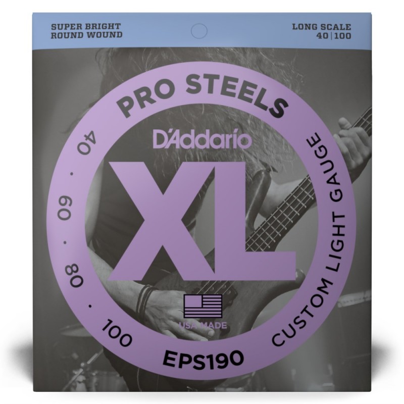 D'Addario EPS190 - Struny do gitary basowej (40-100) - 2
