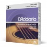 D'Addario EJ26-3D - Struny do gitary akustycznej (11-52, 3 kpl.) - 1