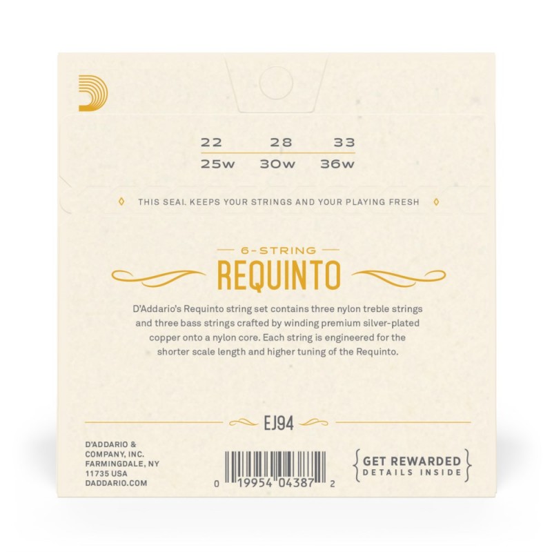 D'Addario EJ94 - Struny Requinto - 3