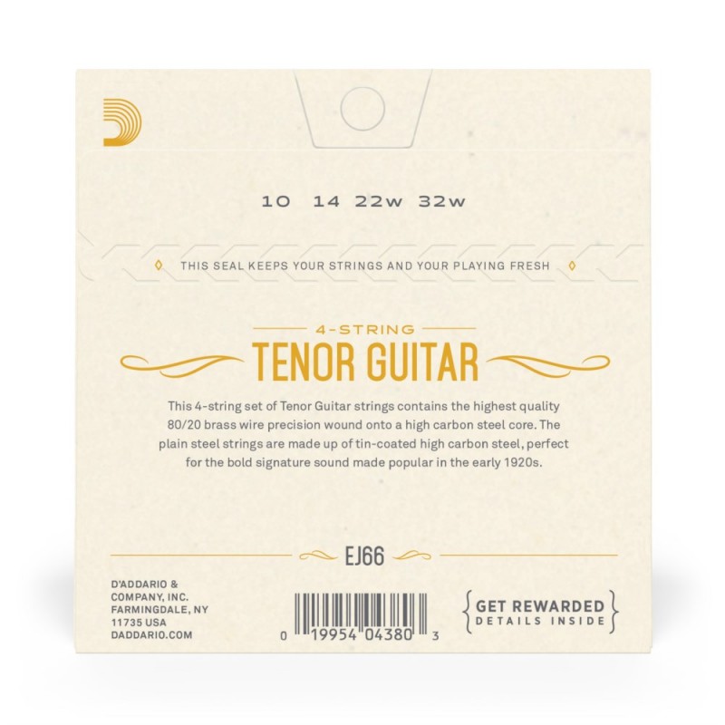 D'Addario EJ66 - Struny do gitary tenorowej - 3