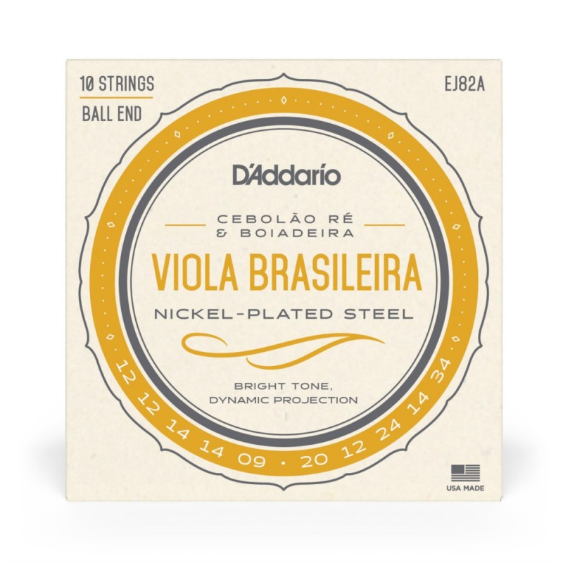 D'Addario EJ82A - Struny do altówki (Cebolao Re & Boiadeira) - 2