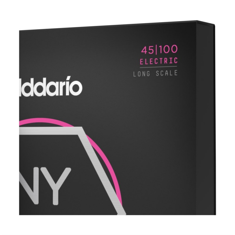 D'Addario NYXL45100 - Struny do gitary basowej (45-100) - 4