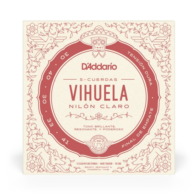 D'Addario MV10H - Struny Vihuela - 2