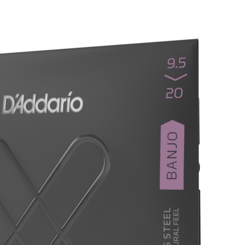 D'Addario XTJ09520 XT - Struny do banjo (9.5-20) - 4