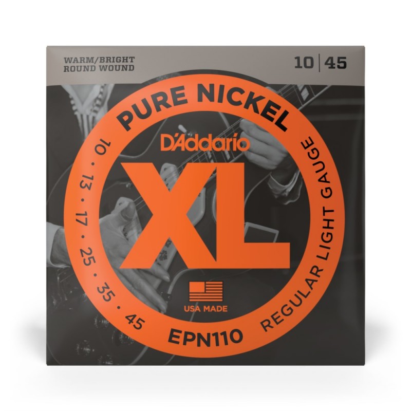 D'Addario EPN110 - Struny do gitary elektrycznej (10-45) - 2
