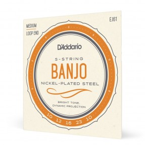 D'Addario EJ61 - Struny do banjo 5-strunowe (10-23) - 1